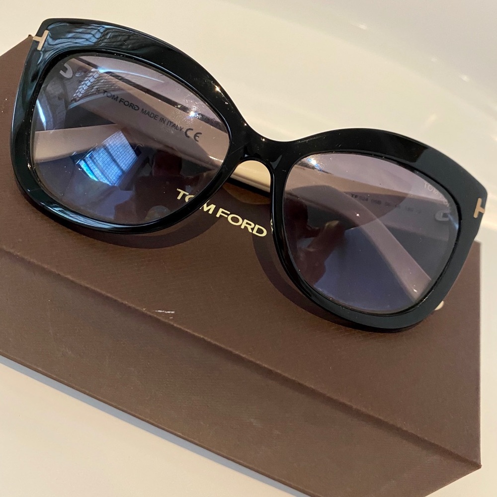 Tom Ford Alistair Acetate Sunglasses - Black